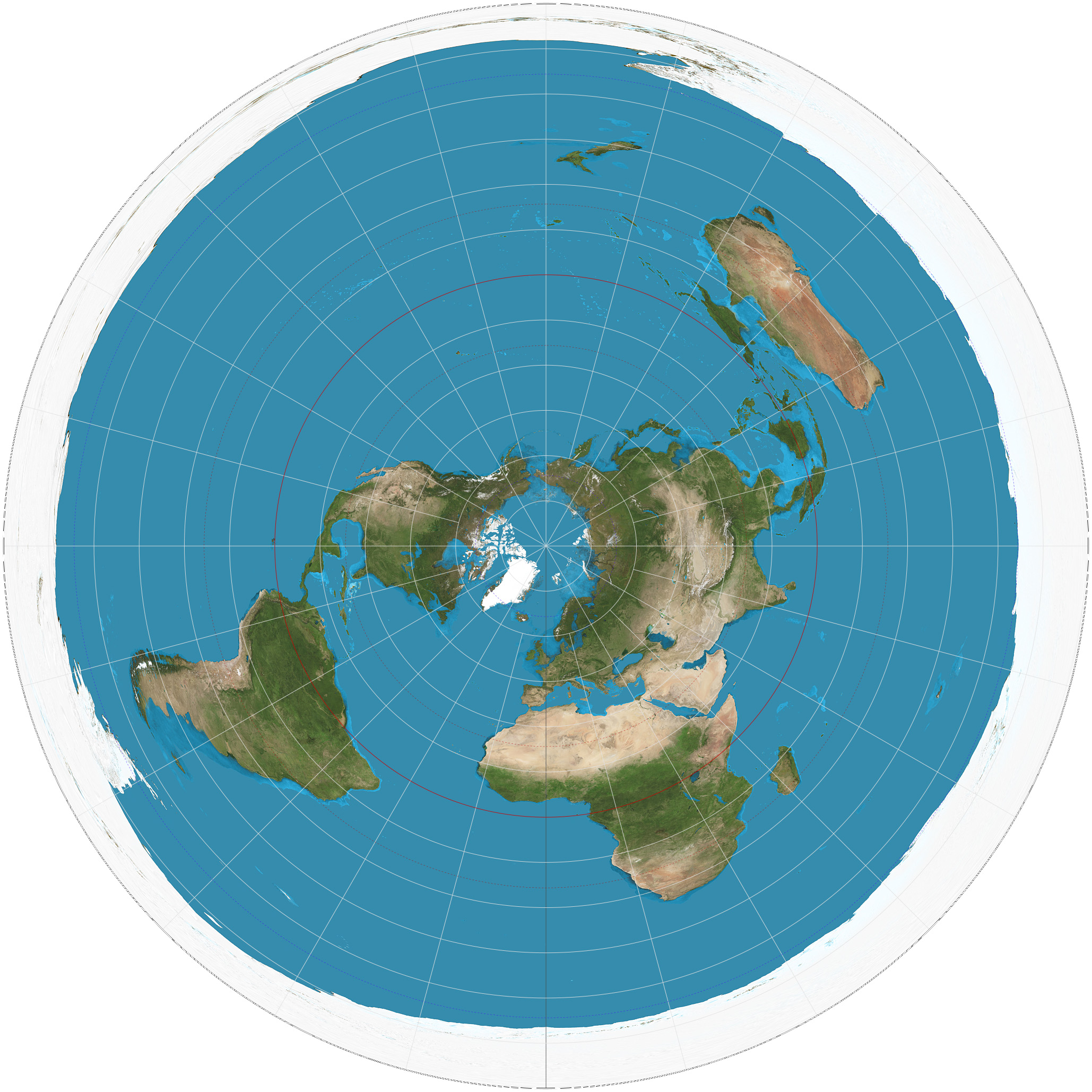 Azimuthal Equidistant Projection
